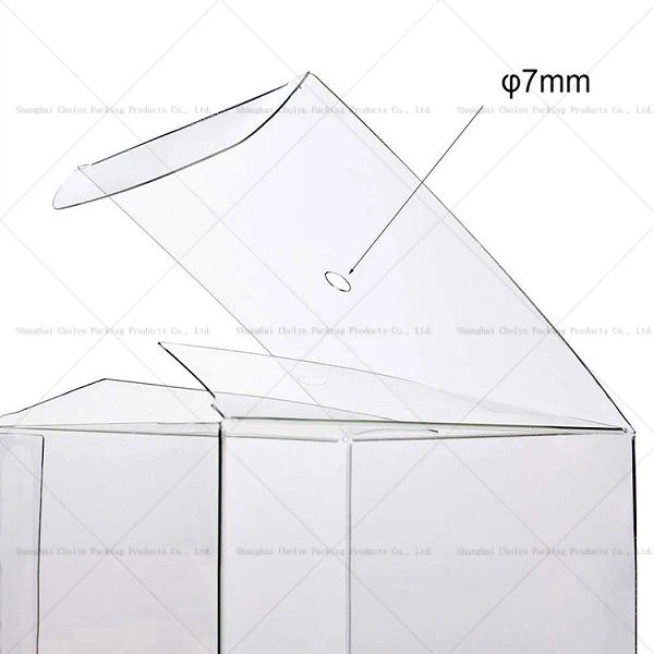 4x4x4 CLEAR CARAMEL CANDY APPLE GIFT BOXES WITH HOLE